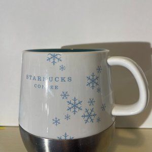 Starbucks - snowflake  ceramic and stainless steel